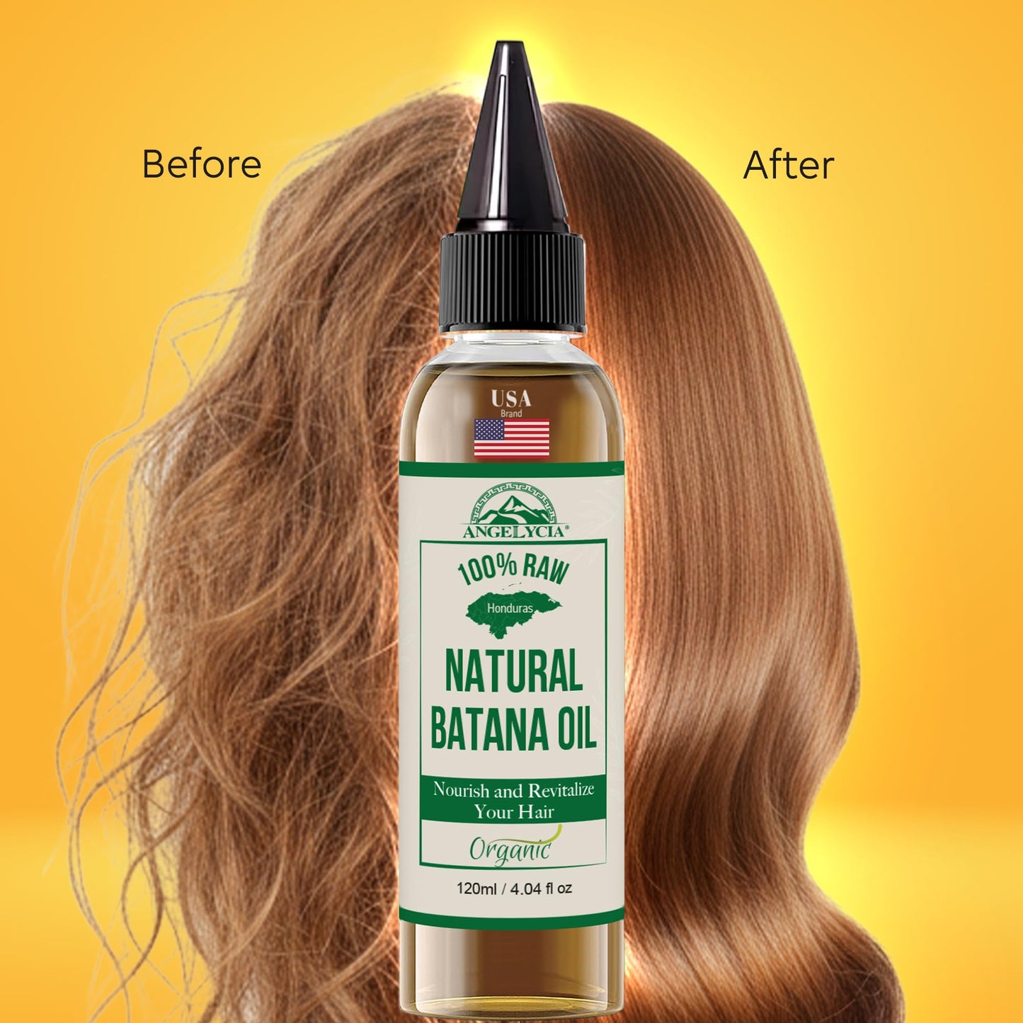 100% Organic Raw Batana Oil from Honduras for Growth, Nourishing & Strengthening All Hair Types | Dr. Sebi Hair Mask - Prevent Loss