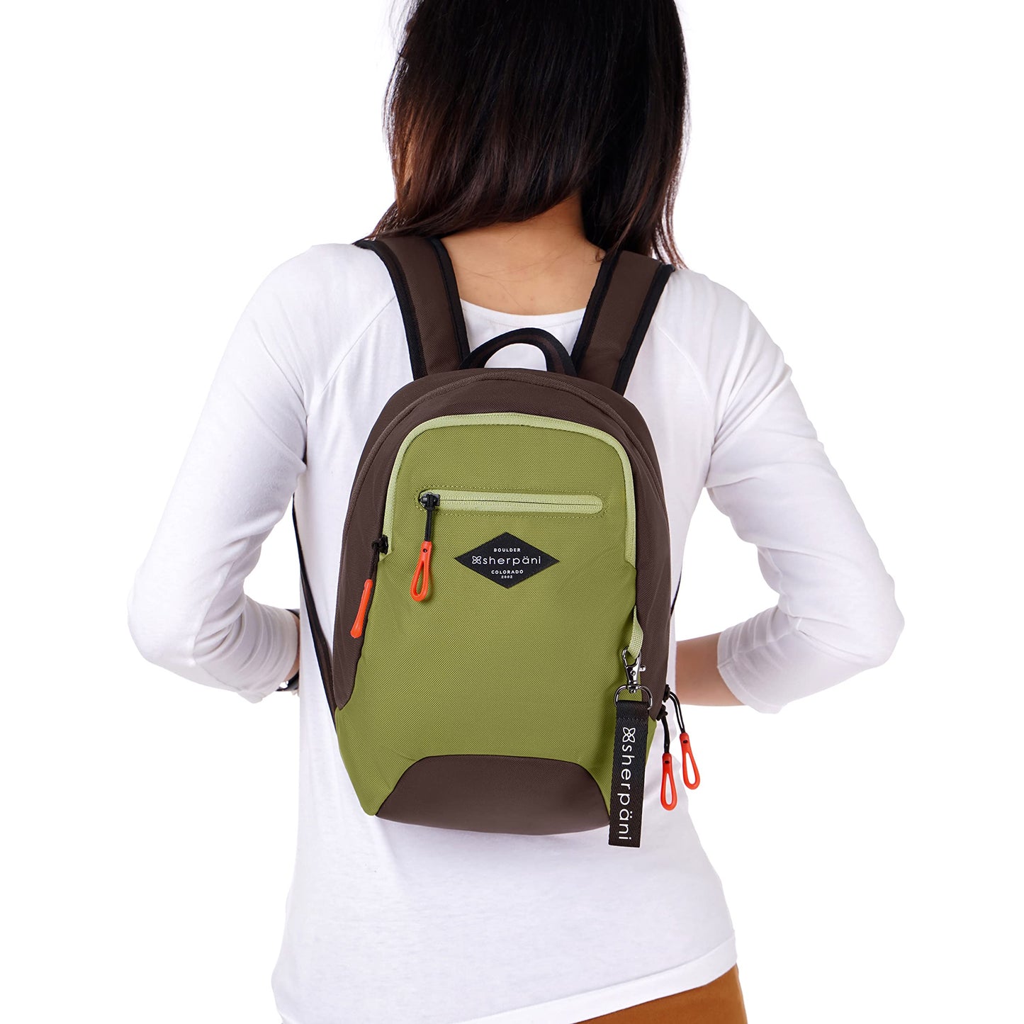Sherpani Vespa, Mini Backpack for Women, Backpack Purse for Women, Travel Bag, RFID Protection, Fits 10 Inch Tablet (Cactus)