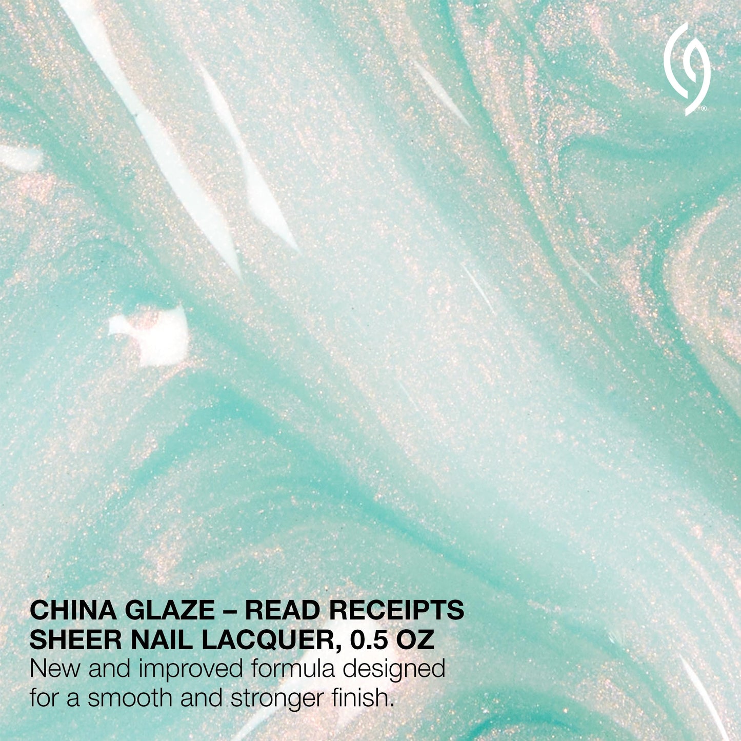 China Glaze CG Nail Lacquer Read Receipts - Sheer, Pastel Blue Nail Polish, Quick Dry, Chip Resistant, High-Shine Finish for Salon Quality DIY Beauty & Personal Care China Glaze