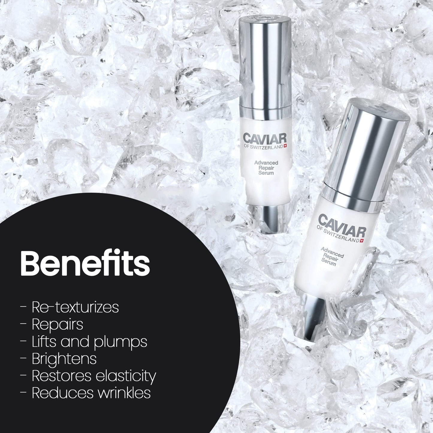 Caviar Hydrating Extract Face Serum - Advanced Repair Serum for Anti-Aging, Facial Lifting & Firming Effect, Removes Wrinkles & Fine Lines | Glowing