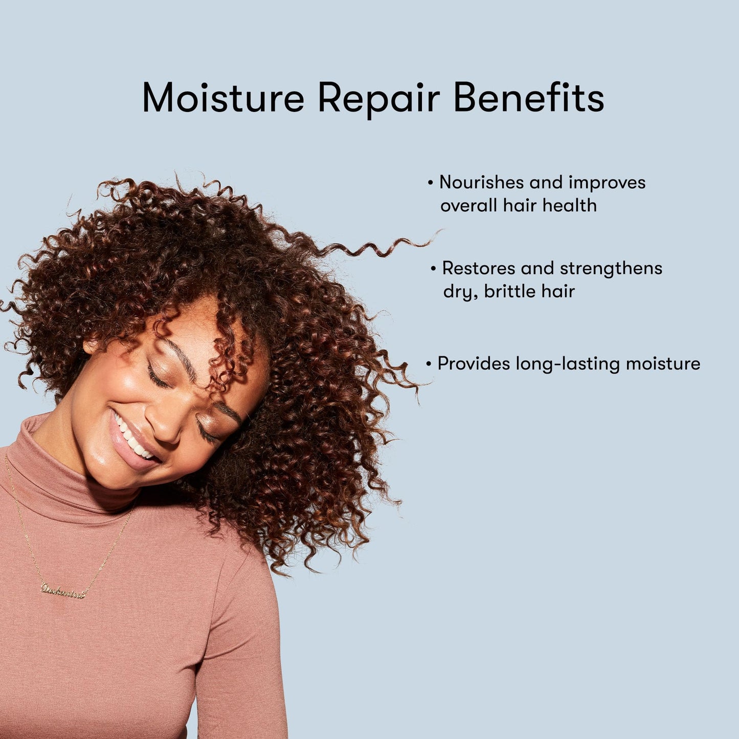Odele Moisture Repair Sulfate-Free Shampoo & Conditioner Set, for Intense Hydration to Restore & Nourish Dry or Damaged Hair, 13 Fl Oz Each (2-Pack)