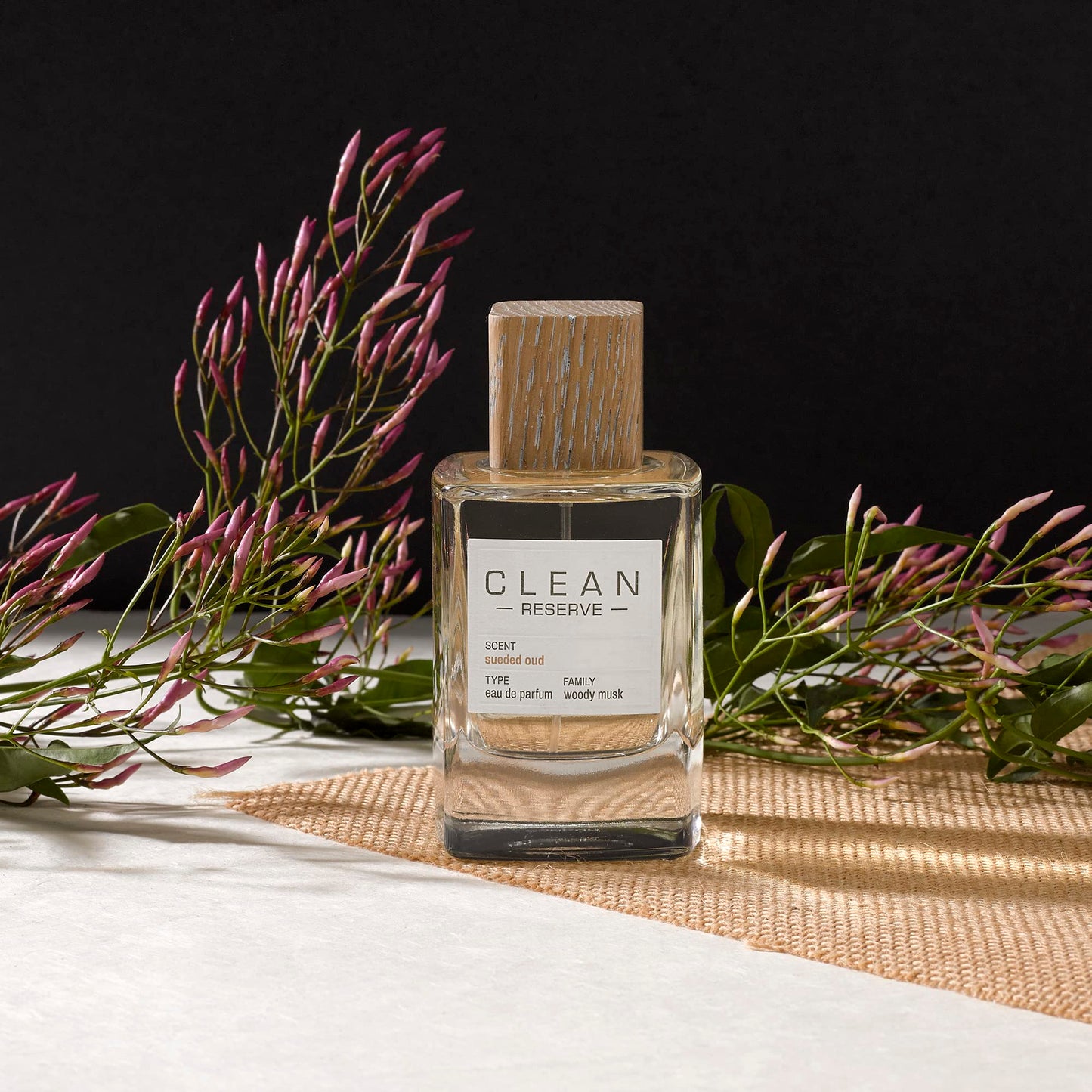 CLEAN RESERVE Sueded Oud Eau de Parfum | Eco-Conscious & Sustainable Spray Fragrance | Vegan, Phthalate-Free, & Paraben-Free | 3.4 Fl Oz/100mL