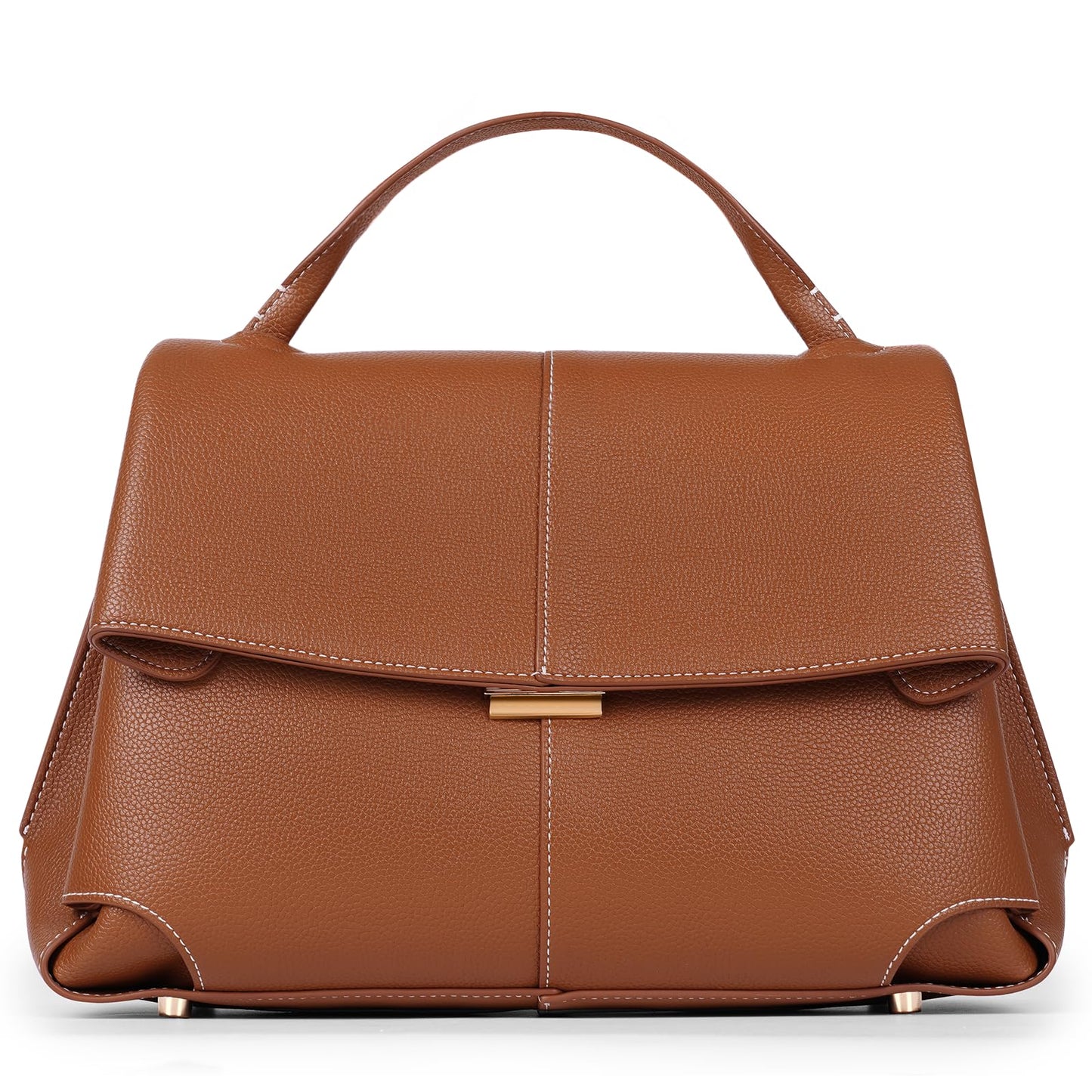 HICARRY Top Handle Bag Handbags Large Faux Leather Satchel Bags for Women Luxury Designer Business Crossbody Work Tote Purse