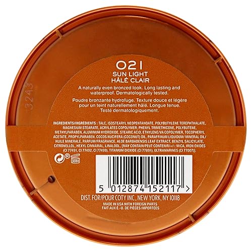 Rimmel London Natural Bronzer - Sun Light