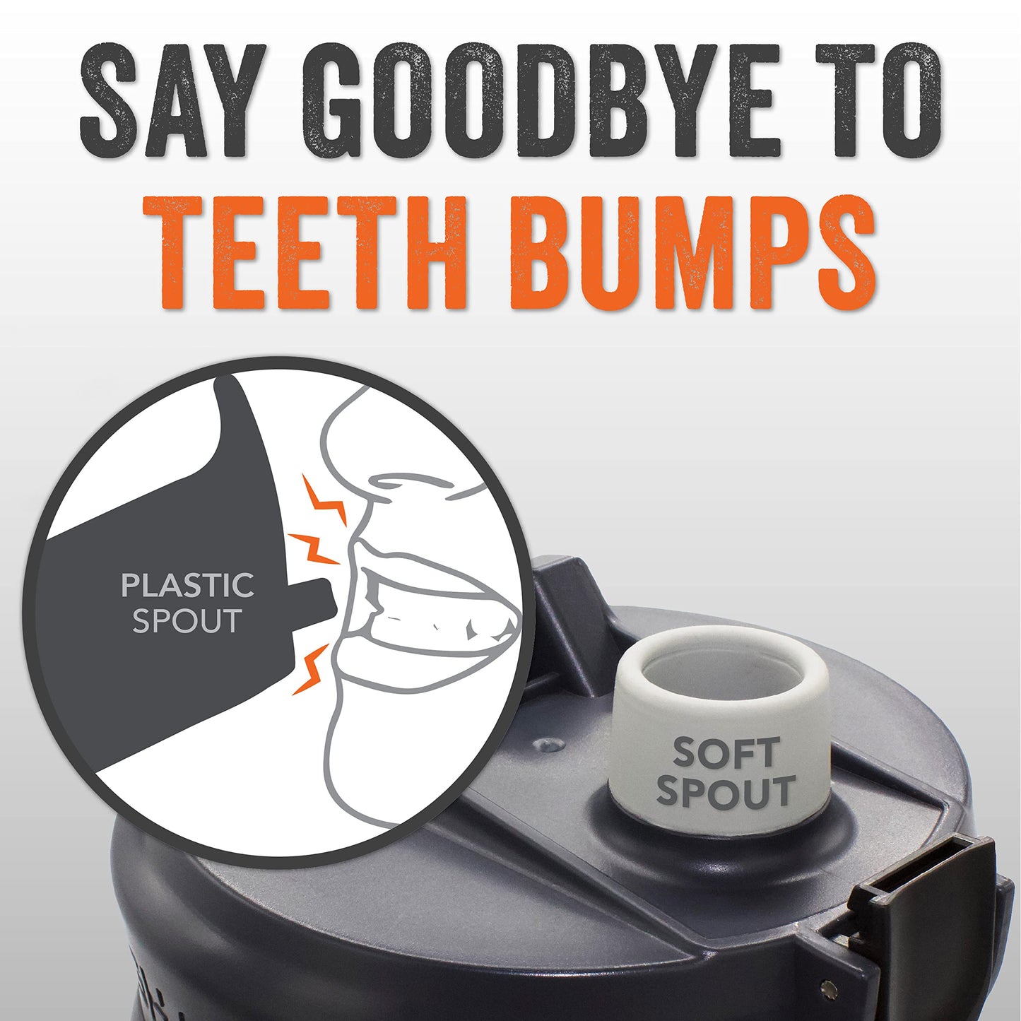 High Sierra 64 ounce Insulated Water Bottle - 64 oz Water Jug, Double Wall Insulation, Leakproof Flip-Top Lid, Silicone Spout, BPA-Free Half Gallon…