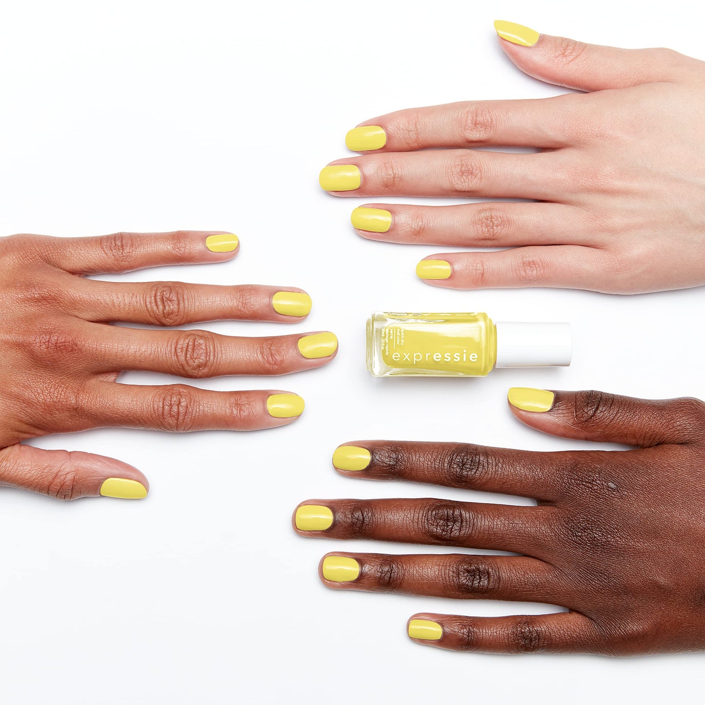 essie expressie Quick-Dry Nail Polish, 8-Free Vegan, Sk8 with Destiny, Vibrant Yellow, Curbside Pick Me Up, 0.33 Ounce Beauty & Personal Care essie