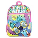 Disney Lilo and Stitch Chill Vibes Tropical 16" School Travel Backpack