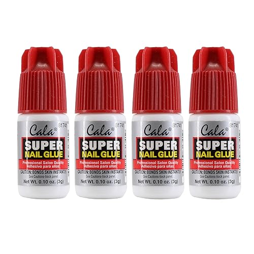 CALA Super Nail Glue - Professional Quick Dry Nail Glue Adhesive for False Nails, Tips & Art Accessories - Salon Quality Strong Hold for Natural Nail