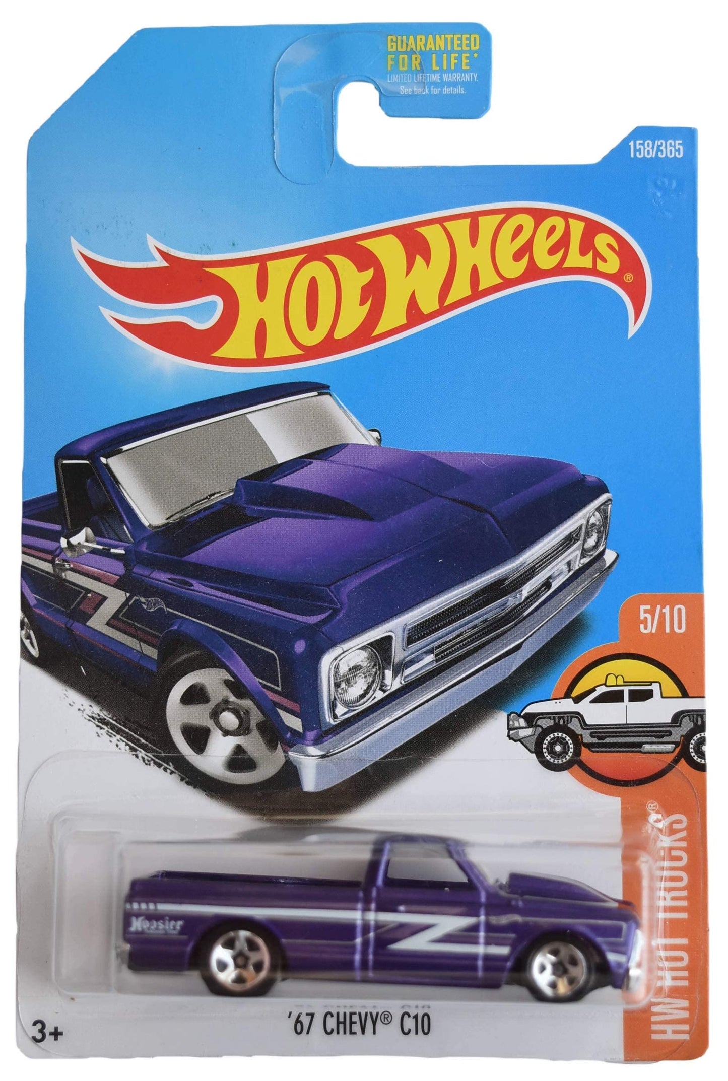 Hot Wheels '67 Chevy C10 - Purple - Hot Trucks 5/10