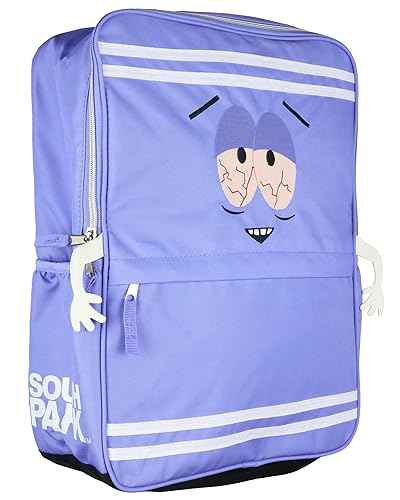 INTIMO South Park Towelie Embroidered Face Design Backpack Tech Sleeve Laptop Travel Book Bag