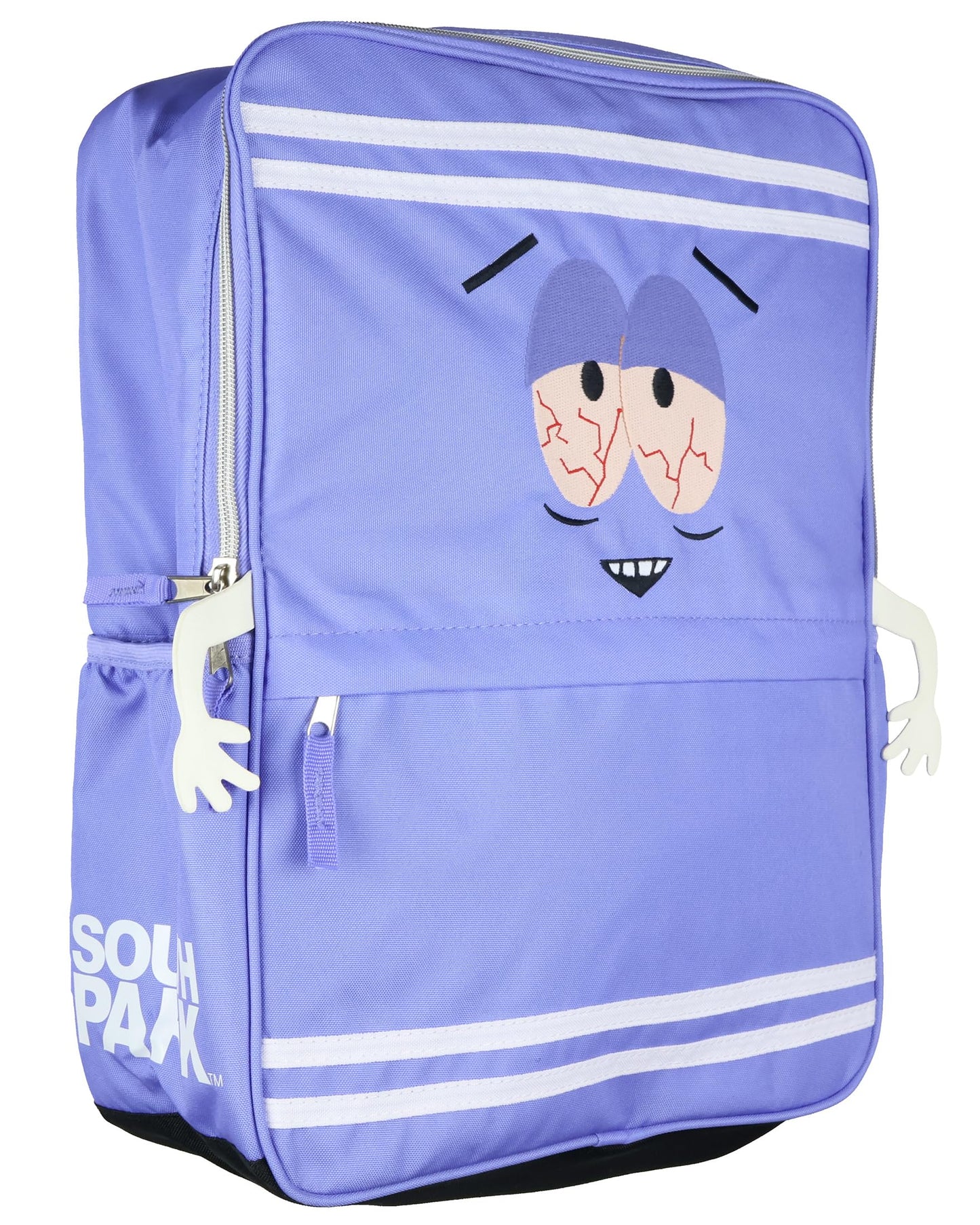 INTIMO South Park Towelie Embroidered Face Design Backpack Tech Sleeve Laptop Travel Book Bag