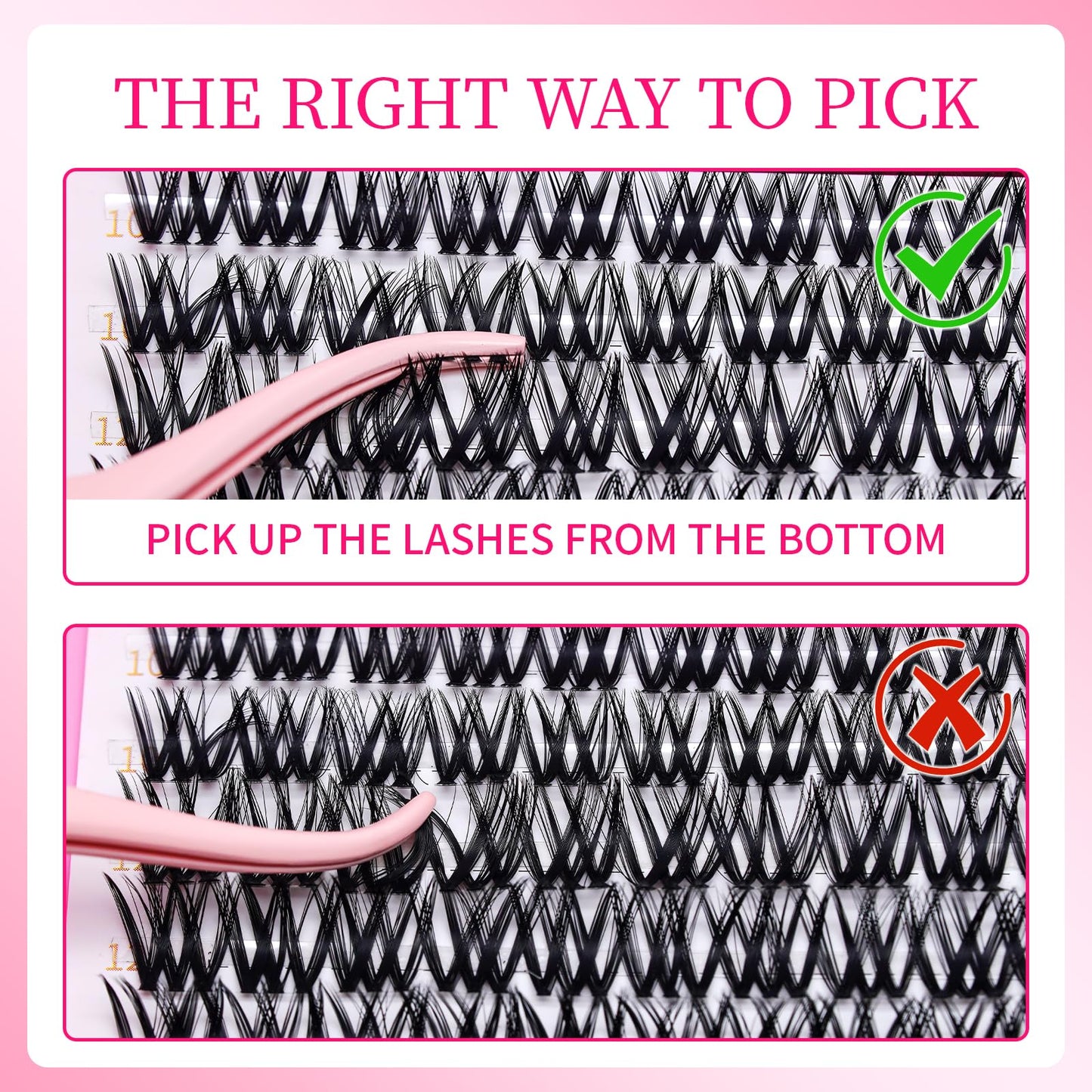 RITALASH Cluster Lashes DIY Lash Clusters Eyelash Extensions Wispy Lash Extension False Eyelashes Thin Invisible Lash Band Individual Lashes Beauty and Personal Care RITALASH