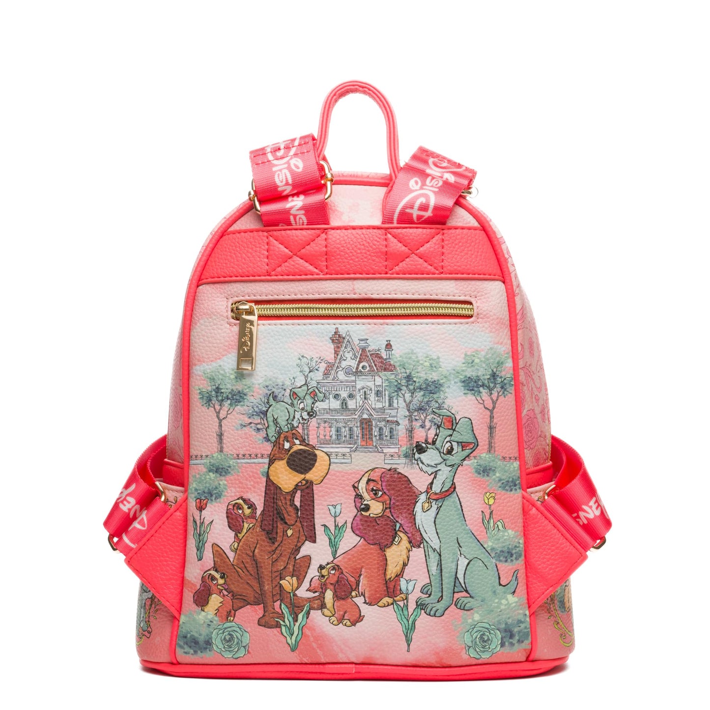 Wondapop Disney Lady And The Tramp At Tony's Restaurant 11" Vegan Leather Fashion Mini Backpack