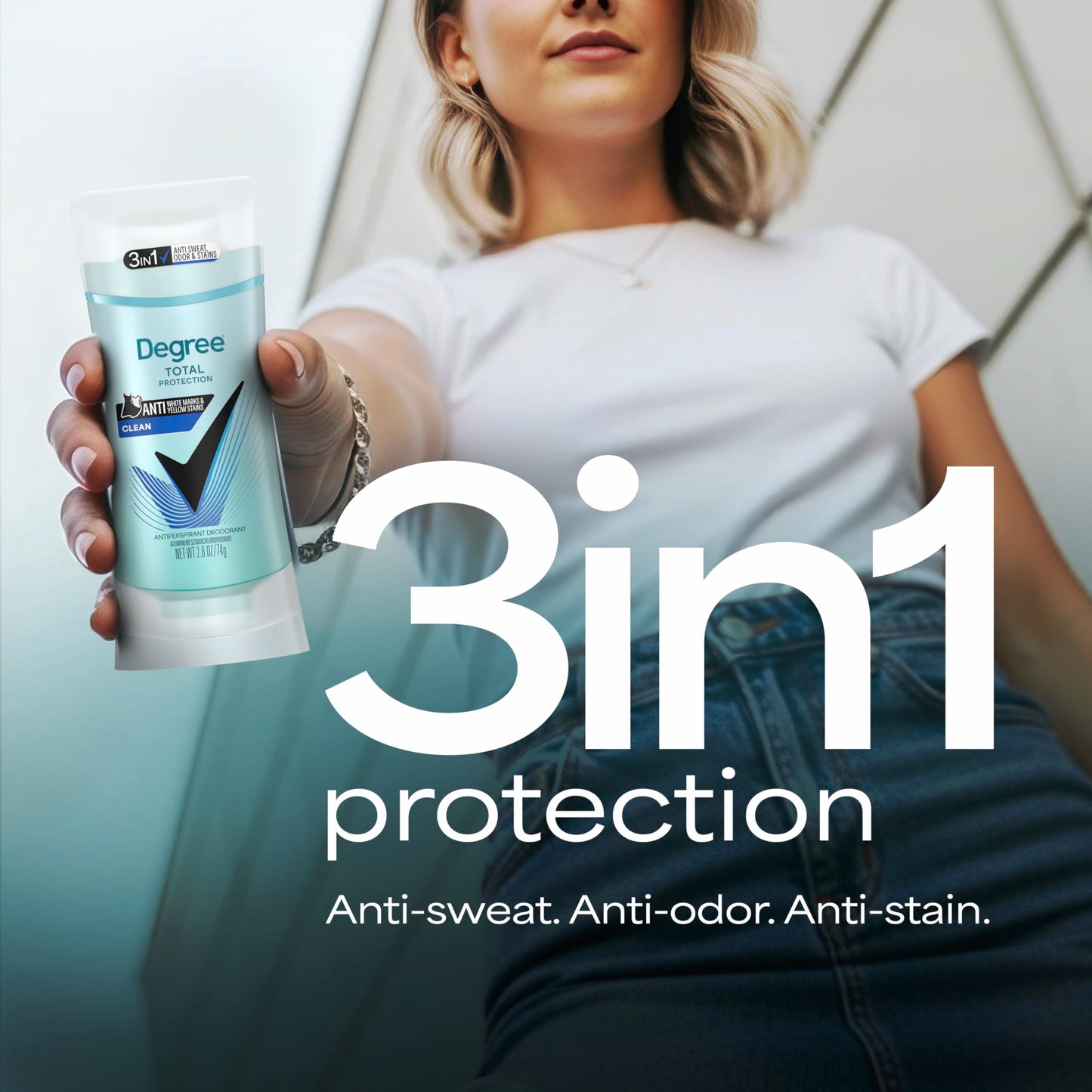Degree Antiperspirant for Women Pure Clean 4 count Protects from Deodorant Stains Deodorant for Women 2.6 oz Beauty and Personal Care Degree