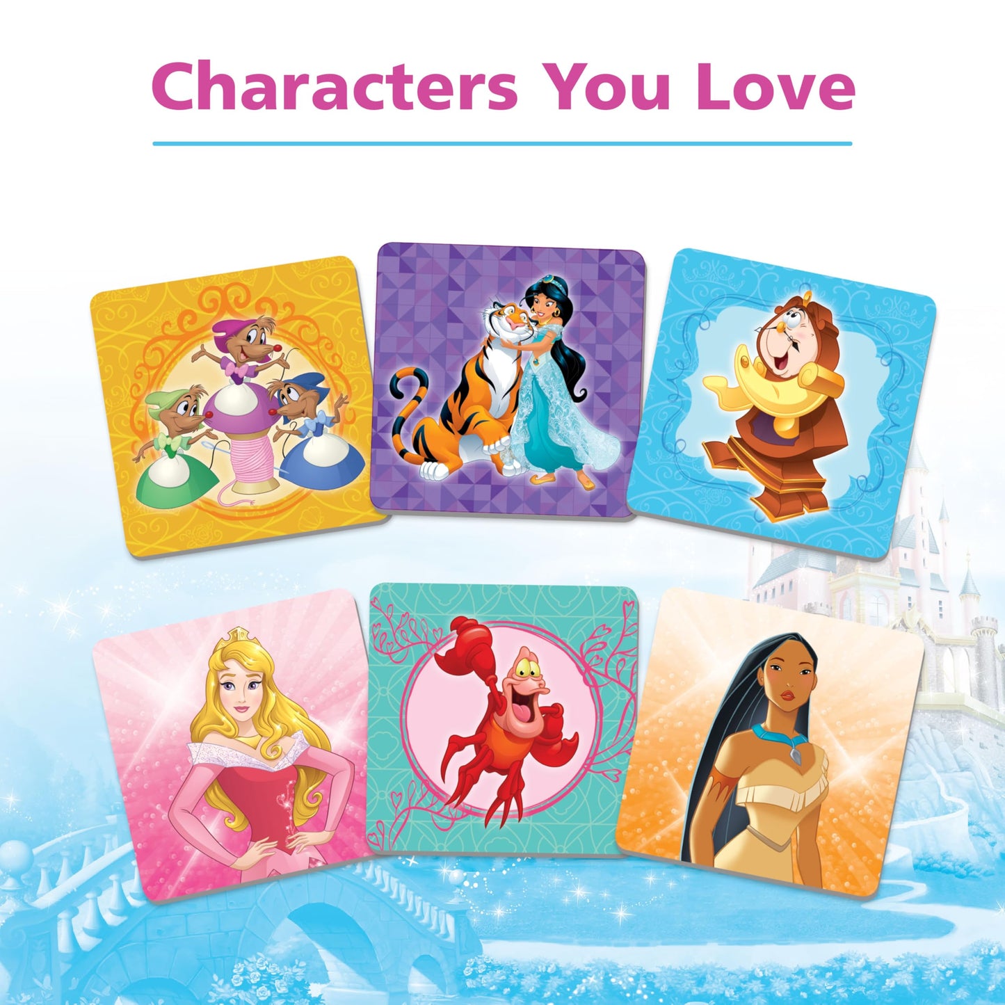 Wonder Forge Disney Princess Matching Game - Fun Memory Game for Kids Ages 3 and Up - Toddler Learning Toy Featuring Belle, Ariel, and Elsa and more…