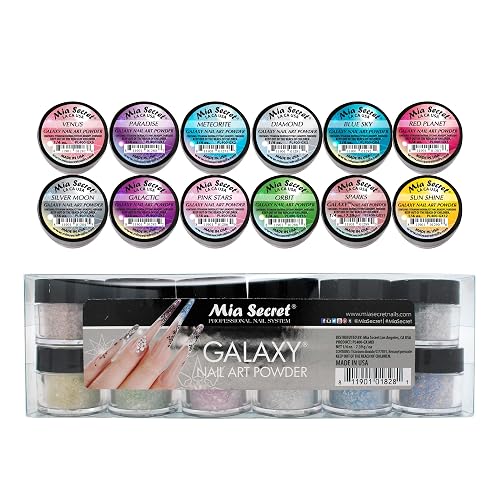 Galaxy Nail Art Powder Collection (12PC) Beauty & Personal Care Mia Secret