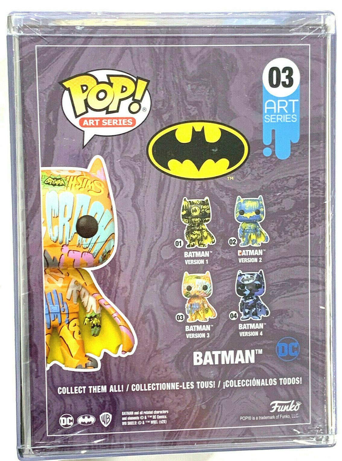 FKO FunkoPop Art Series #03 Batman Target Exclusive with Hard Stack Protector