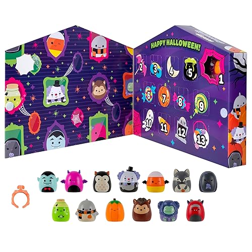 Squish-a-longs Halloween Countdown Calendar - Includes 13 Mini-Squish (Wave 3)
