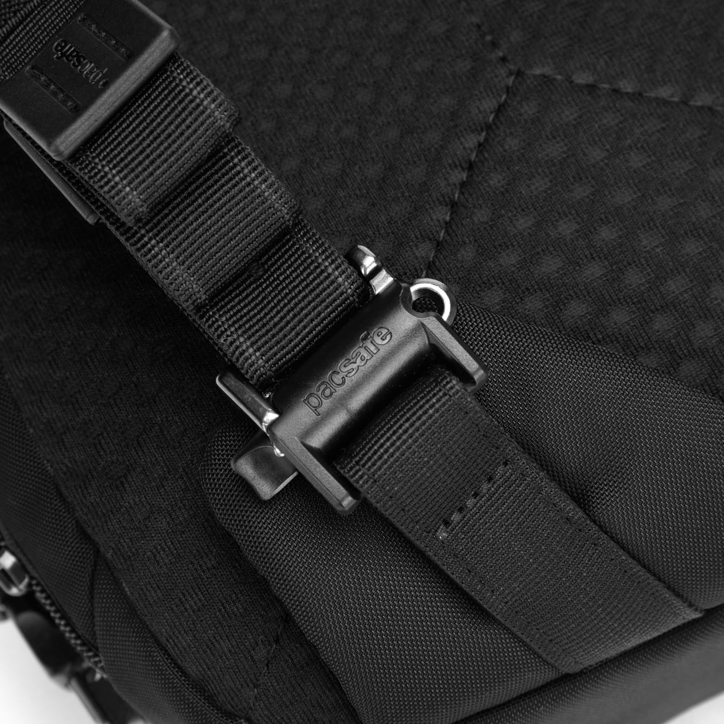 Pacsafe Vibe 325 10 Liter Anti Theft Sling Bag/Crossbody-Fits 13 inch Laptop Casual Daypack, Black, One Size