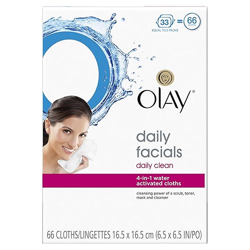 Olay Daily Facials Daily Hydrating Clean Cleansing Cloths 66 Count