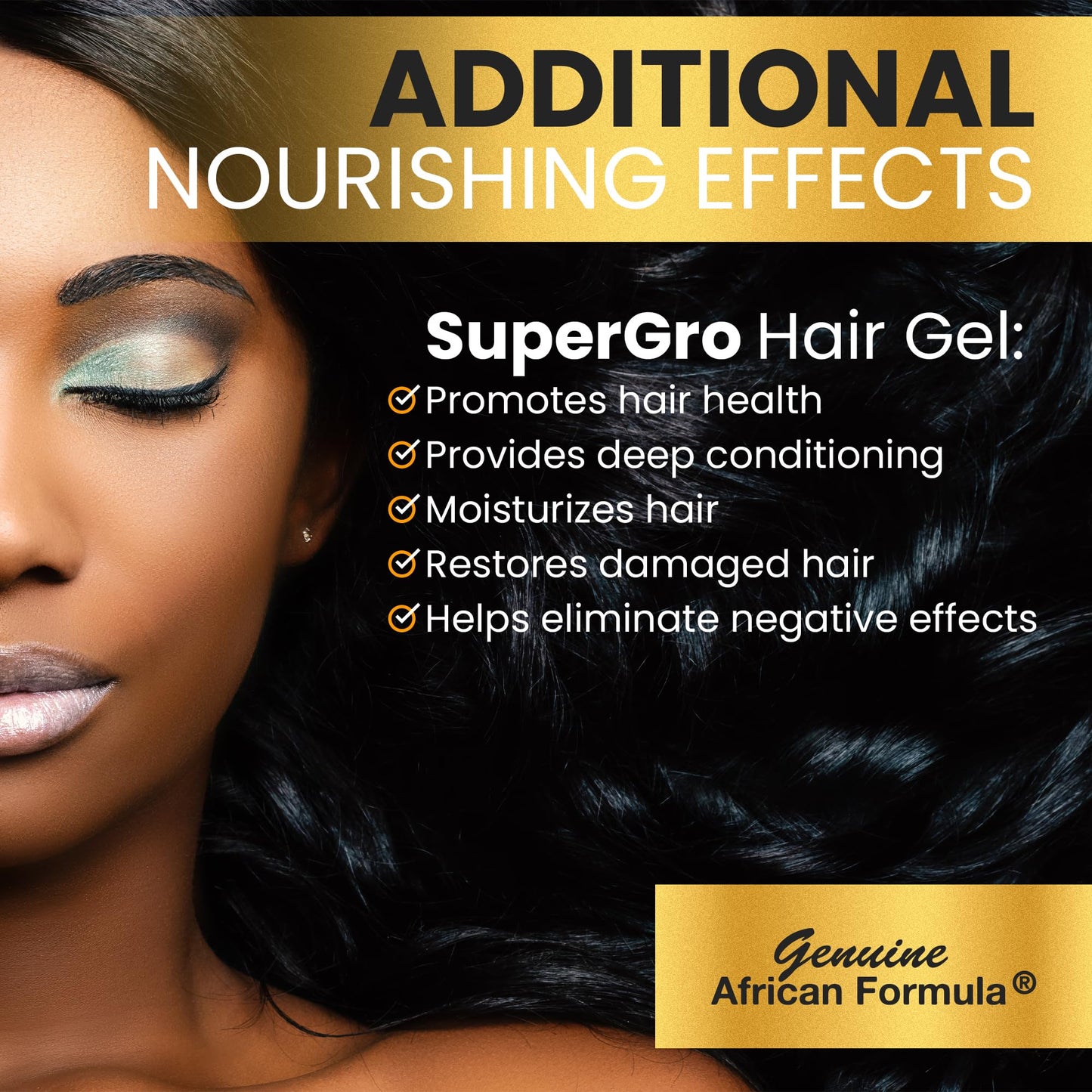 SuperGro Hair Gel with Extra Hold - For Braiding, Locking, Instant Edge Control, Twisting, Retwisting - Natural Grip Jam for Neat Shining - Braid, Loc
