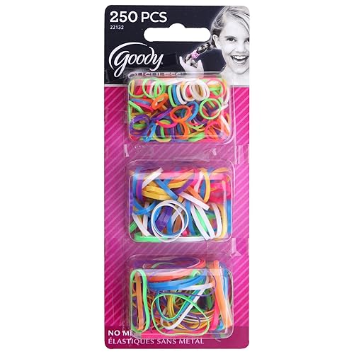 Goody Ouchless Polybands Elastics, Multi Size, 250 ct