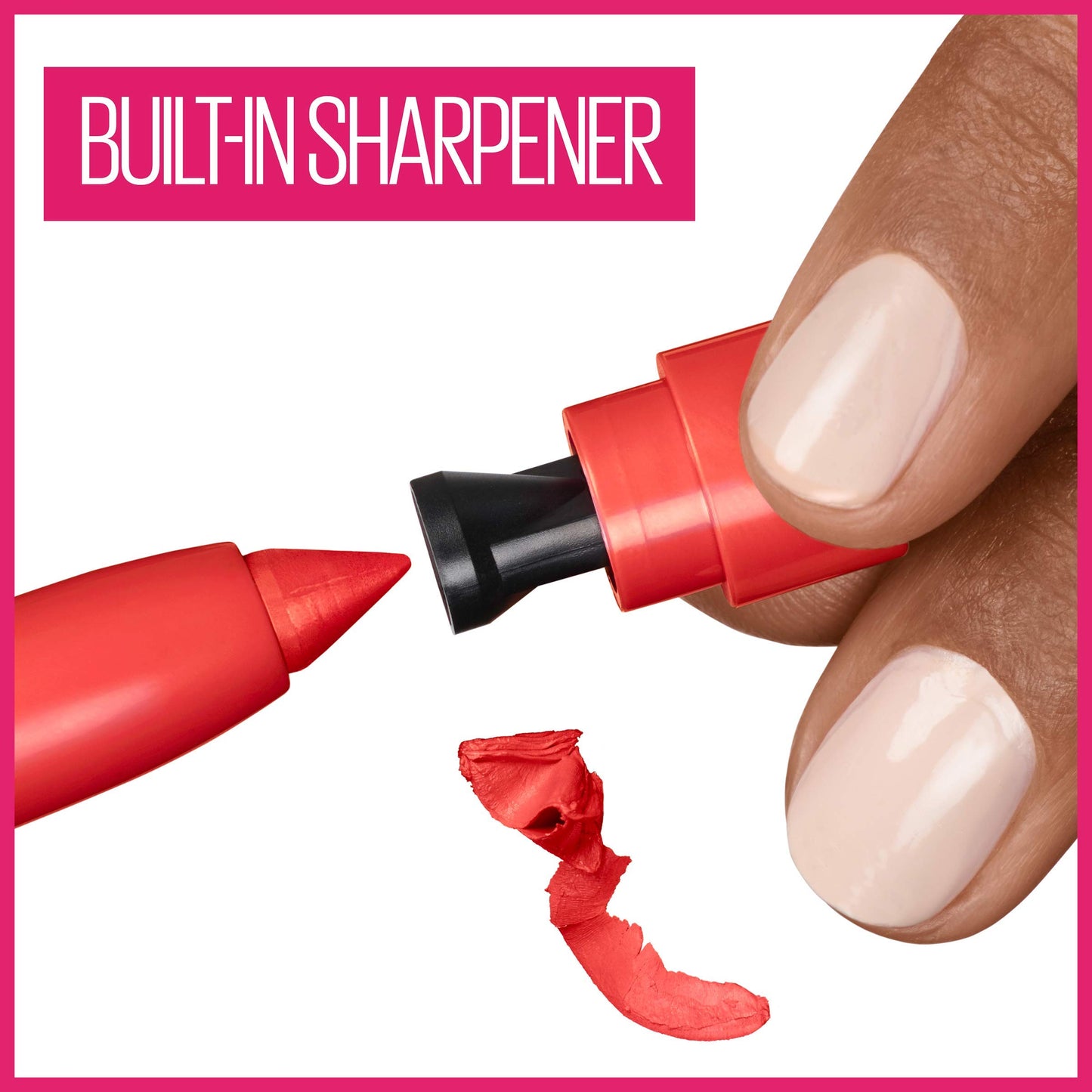 Maybelline Super Stay Ink Crayon Lipstick Makeup, Precision Tip Matte Lip Crayon with Built-in Sharpener, Longwear Up To 8Hrs, On The Grind, Purple