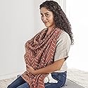 Itzy Ritzy Breastfeeding Boss Multi-Use Cover - A Nursing Cover, Swaddle, Car Seat, Tummy Time Mat & Burp Cloth All in One - Made of Soft Muslin…