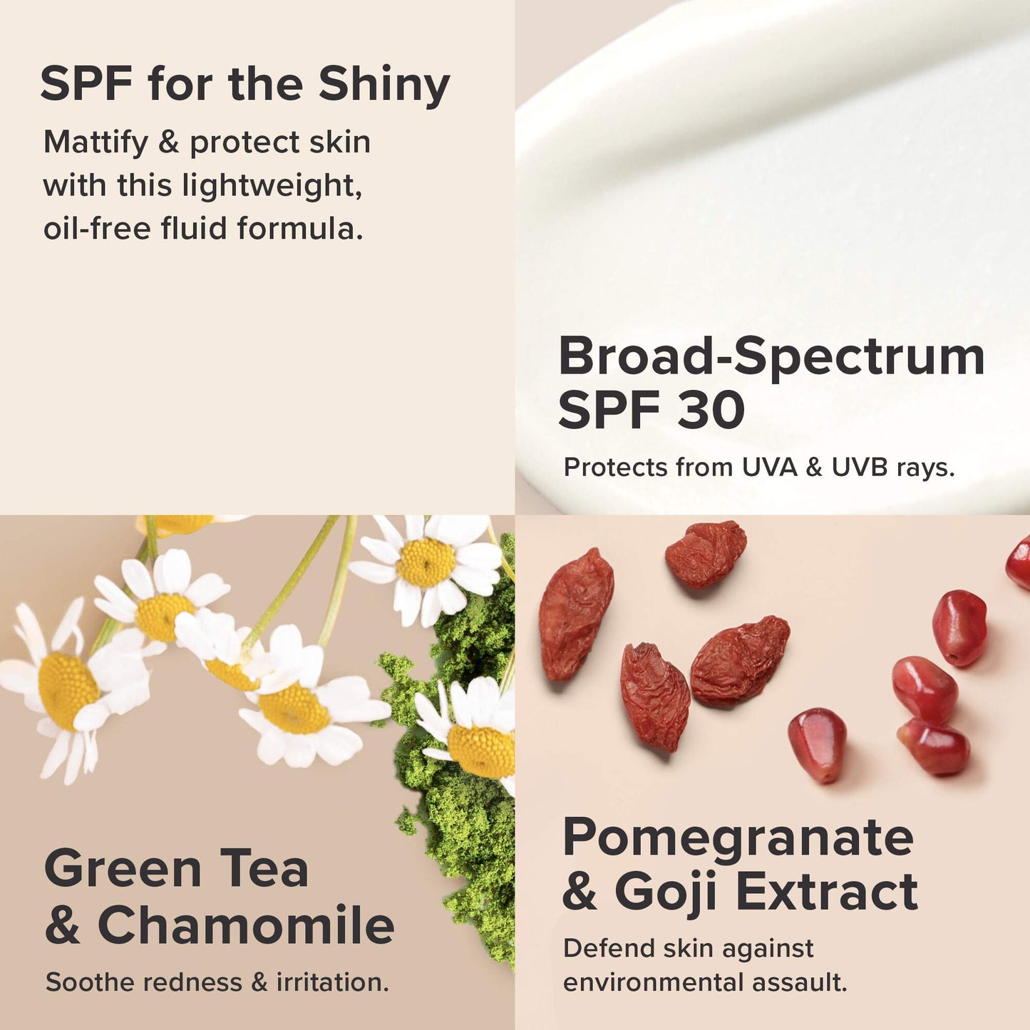 Paula's Choice CLEAR Oil-Free Face Sunscreen SPF 30 – Ultra-Light Hydrating Moisturizer with Green Tea & Chamomile, UVA/UVB Protection, 2oz