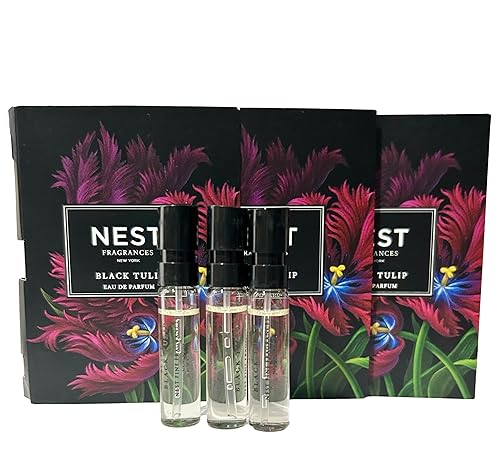 NEST Black Tulip Sample Perfume Parfum 1.5 ml / 0.05 fl.oz - Vial Spray Set of 3 Vials (2714)