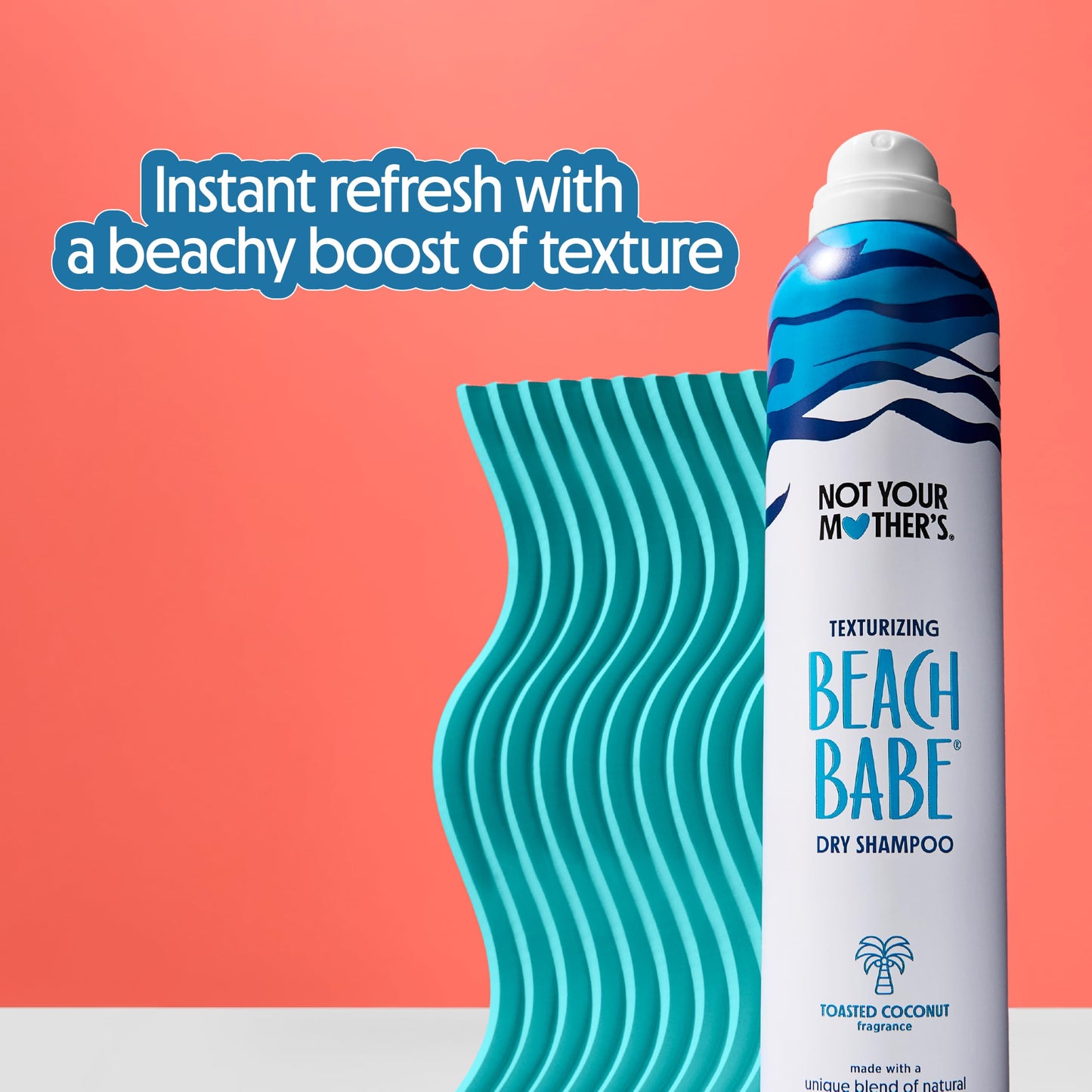 Not Your Mother's Value Pack Beach Babe Jumbo Dry Shampoo (2-Pack) - 12 oz Each - 70% More to Instantly Absorb Oil and Create Effortless Sea-Tossed Beauty and Personal Care Not Your Mother's