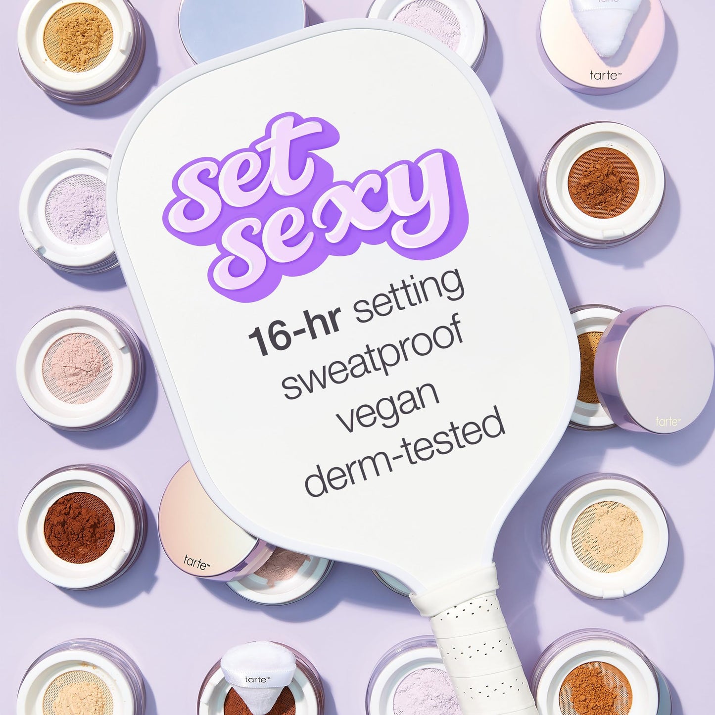 tarte creaseless setting powder - Loose Face Powder, Lightweight Oil-Absorbing Formula for Longwear Finish, Vegan & Cruelty-Free, travel size, yellow Beauty and Personal Care tarte