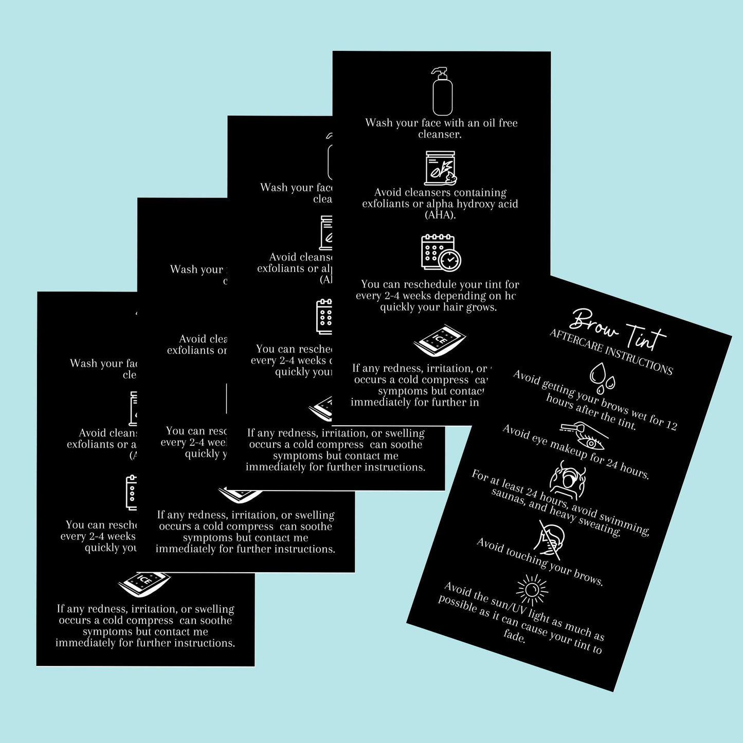 Boutique Marketing LLC | 50 Pack | Physical Printed 2 x 3.5 incheBoutique Marketing LLC BusinesBoutique Marketing LLC Card Size | Black with Icon