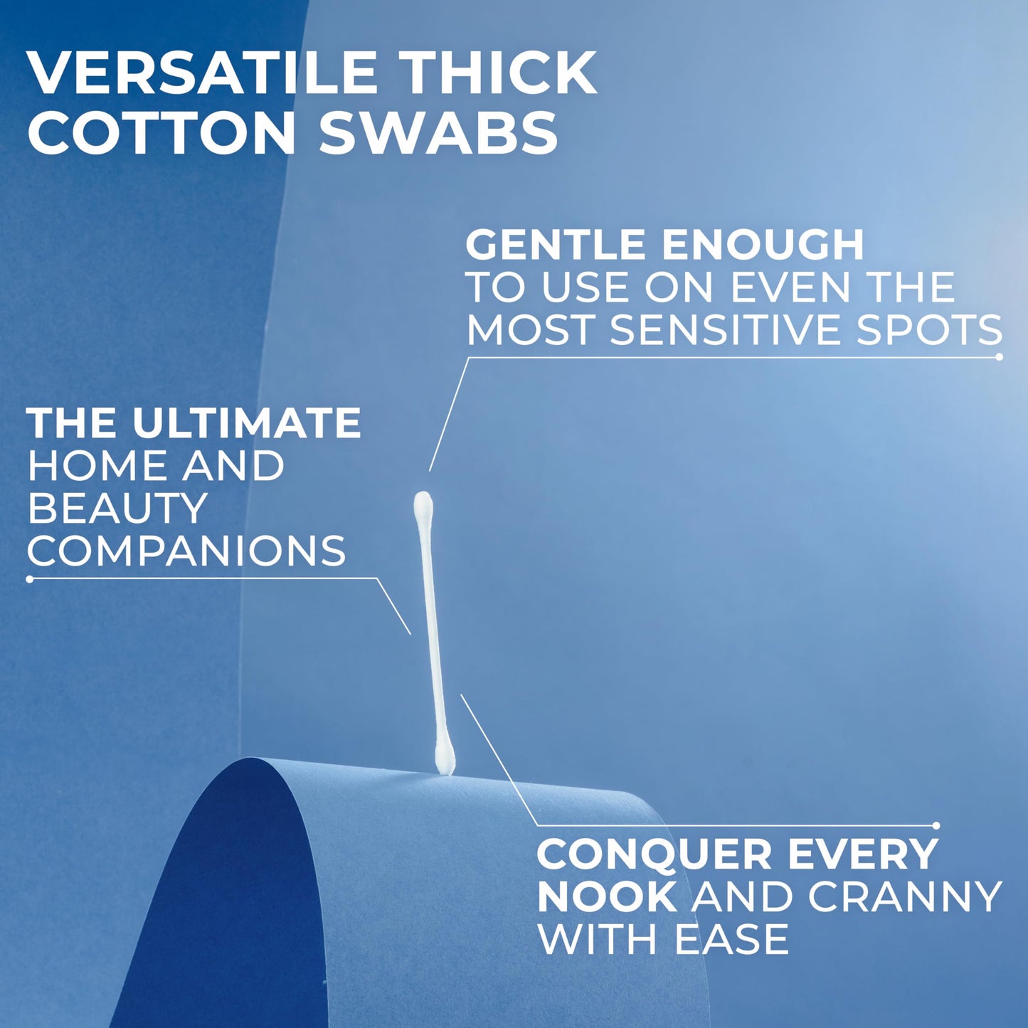 Q-tips Cotton Swabs 500 Count (Pack of 12) Beauty and Personal Care Q-tips