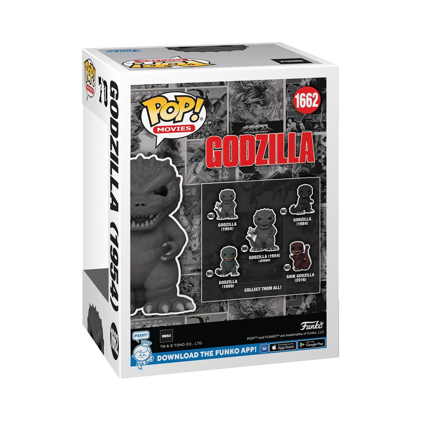 Funko POP Movies: Godzilla 70th Anniversary - Godzilla 1954 - Collectable Vinyl Figure - Gift Idea - Official Merchandise - for Kids & Adults…