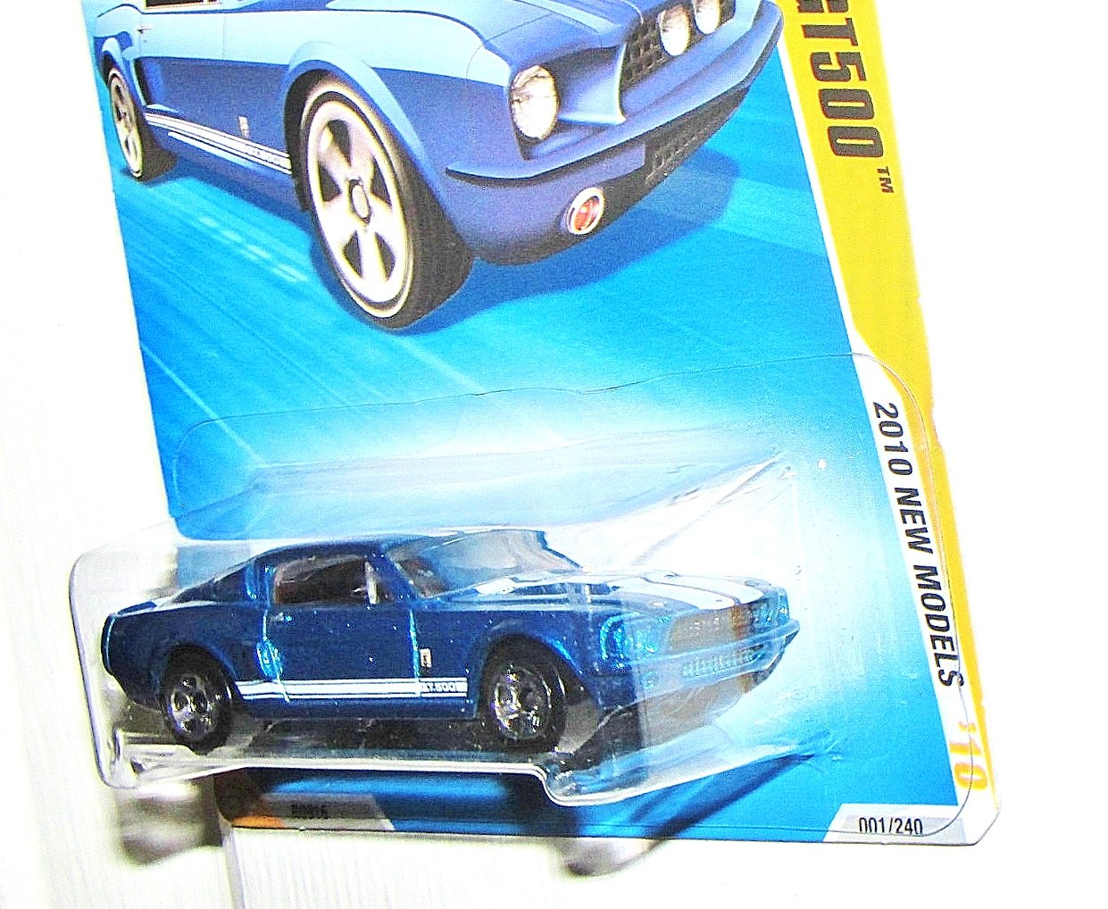 Hot Wheels 2010-001 New Models #1 BLUE '67 Shelby GT500 1:64 Scale