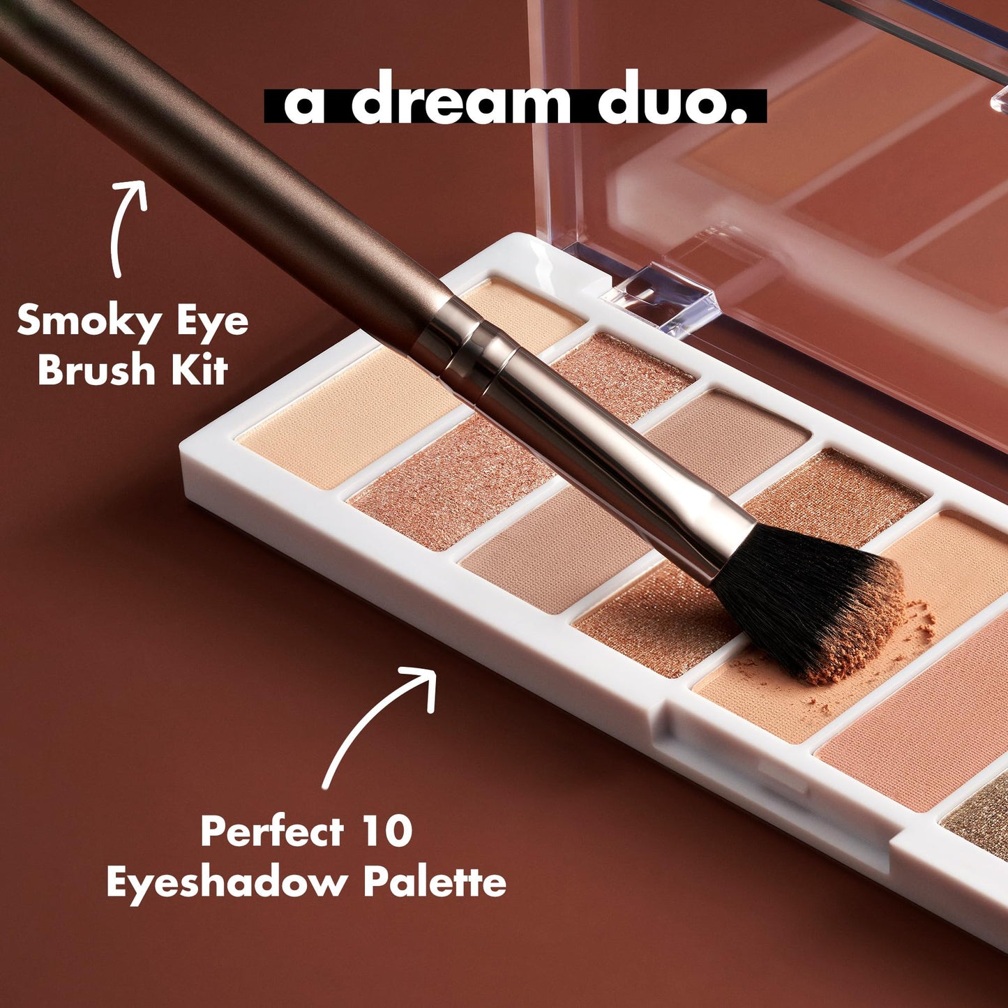e.l.f. Perfect 10 Eyeshadow Palette, Ten Ultra-pigmented Shimmer & Matte Shades, Vegan & Cruelty-Free, Keep It Ethereal Beauty and Personal Care e.l.f.