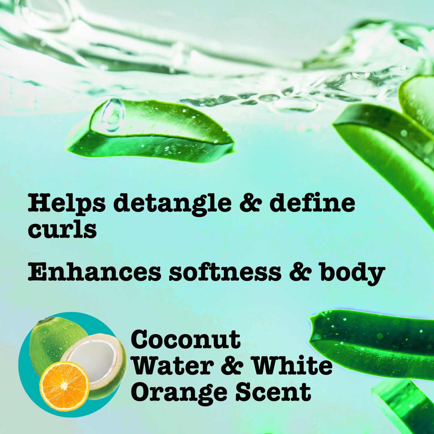 Maui Moisture Curl Quench + Coconut Oil Hydrating Curl Cream Smoothie, Curly Hair Styling Cream with Coconut Oil & Papaya Butter Helps Tame Frizz