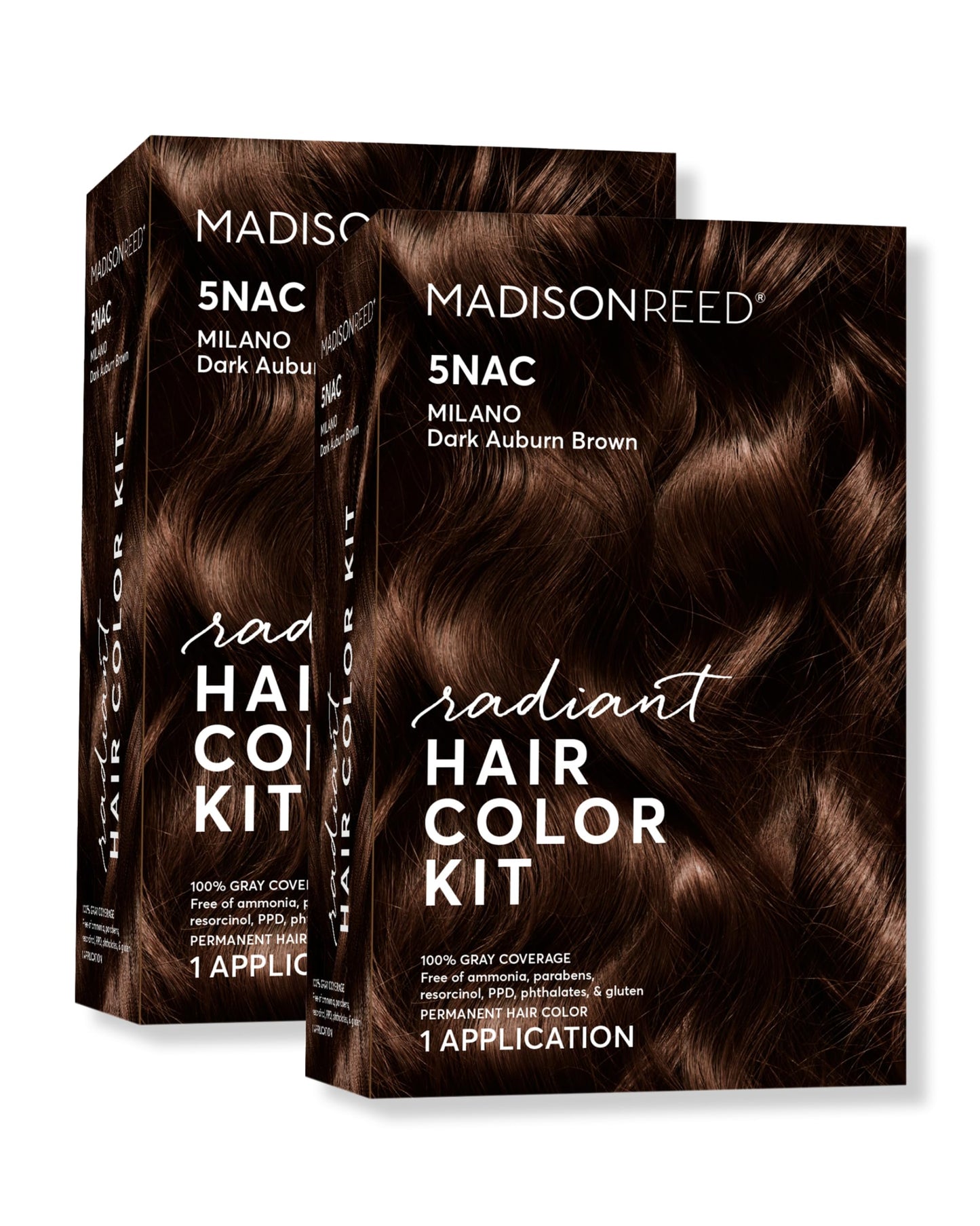 Madison Reed Radiant Hair Color Kit - 5NAC Dark Chocolate Brown with Copper-Auburn Undertones (Milano Brown), Dimensional Gray Hair Blending Permanent