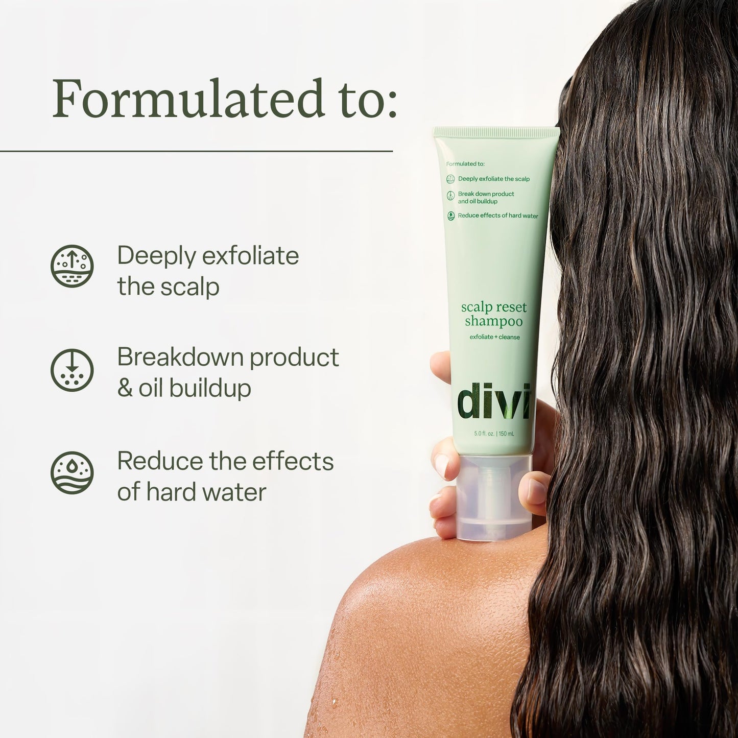 Divi Clarifying Scalp Reset Shampoo and Whipped Repair Treatment Mask Set, Deep Cleansing, Oil Control, Bond Repair, Full Size, 2 Piece Set