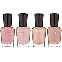 Zoya Polish Quad Nail Polish, Under The Mistletoe, 0.5 Fl Oz (Pack of 4)