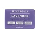 Sunaroma Lavender W/Shea Butter & Vitamin E Oil Soap (Pack of 1)