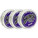 Shiner Gold Psycho Hold Pomade | Extreme Hold | High Shine | Water-based | Coconut Scent, 4oz. Pack of 3