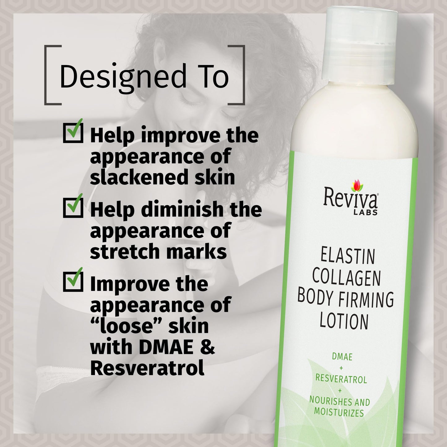 Reviva Labs Elastin and Collagen Body Firming Lotion - 8 fl oz