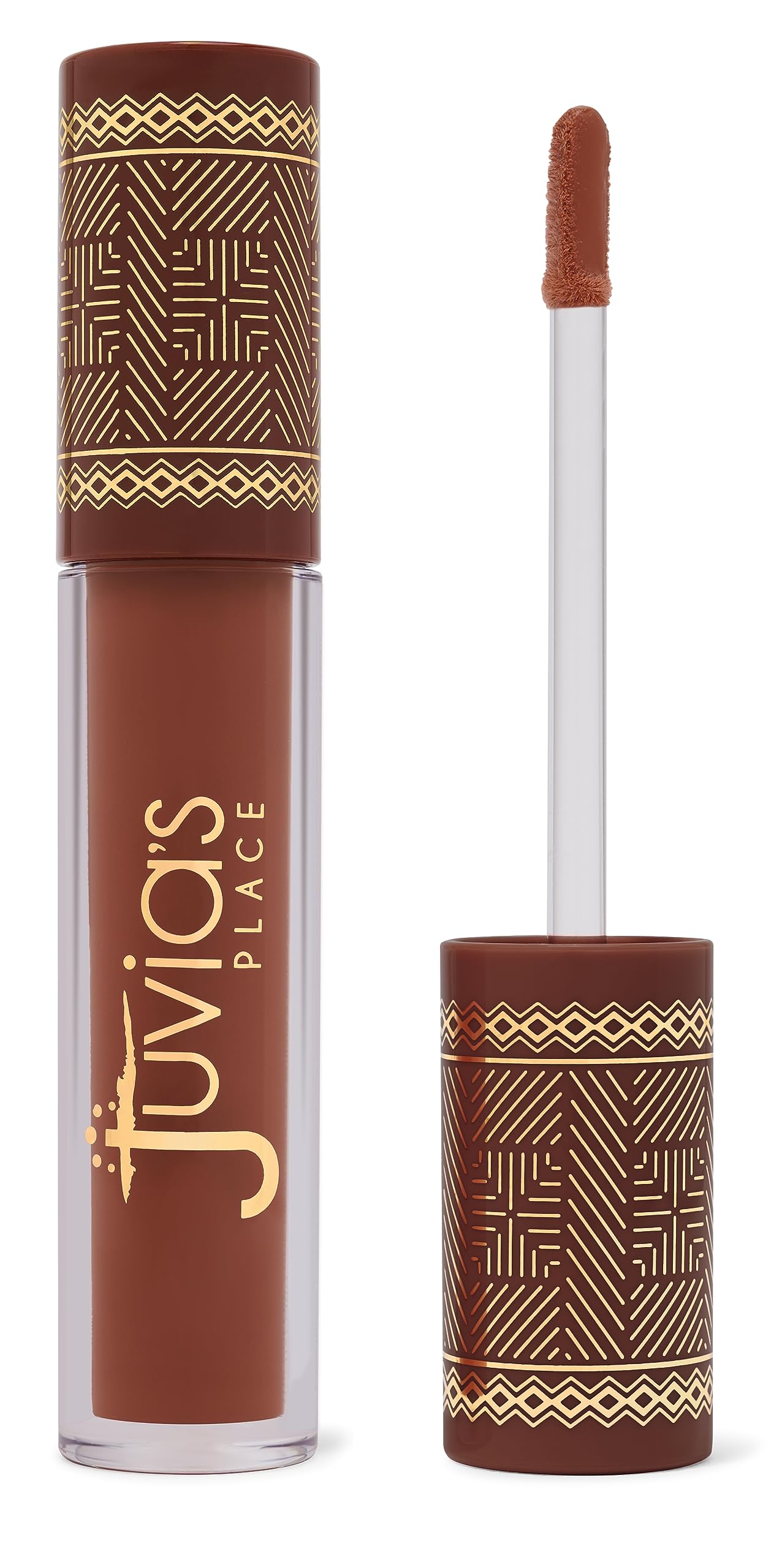 Juvia's Place Coffee Shop Lip Gloss - Salted Caramel - Hydrating Butter Lip Gloss for Women, Long-Lasting Shine, Moisturizing Glass-like Finish,
