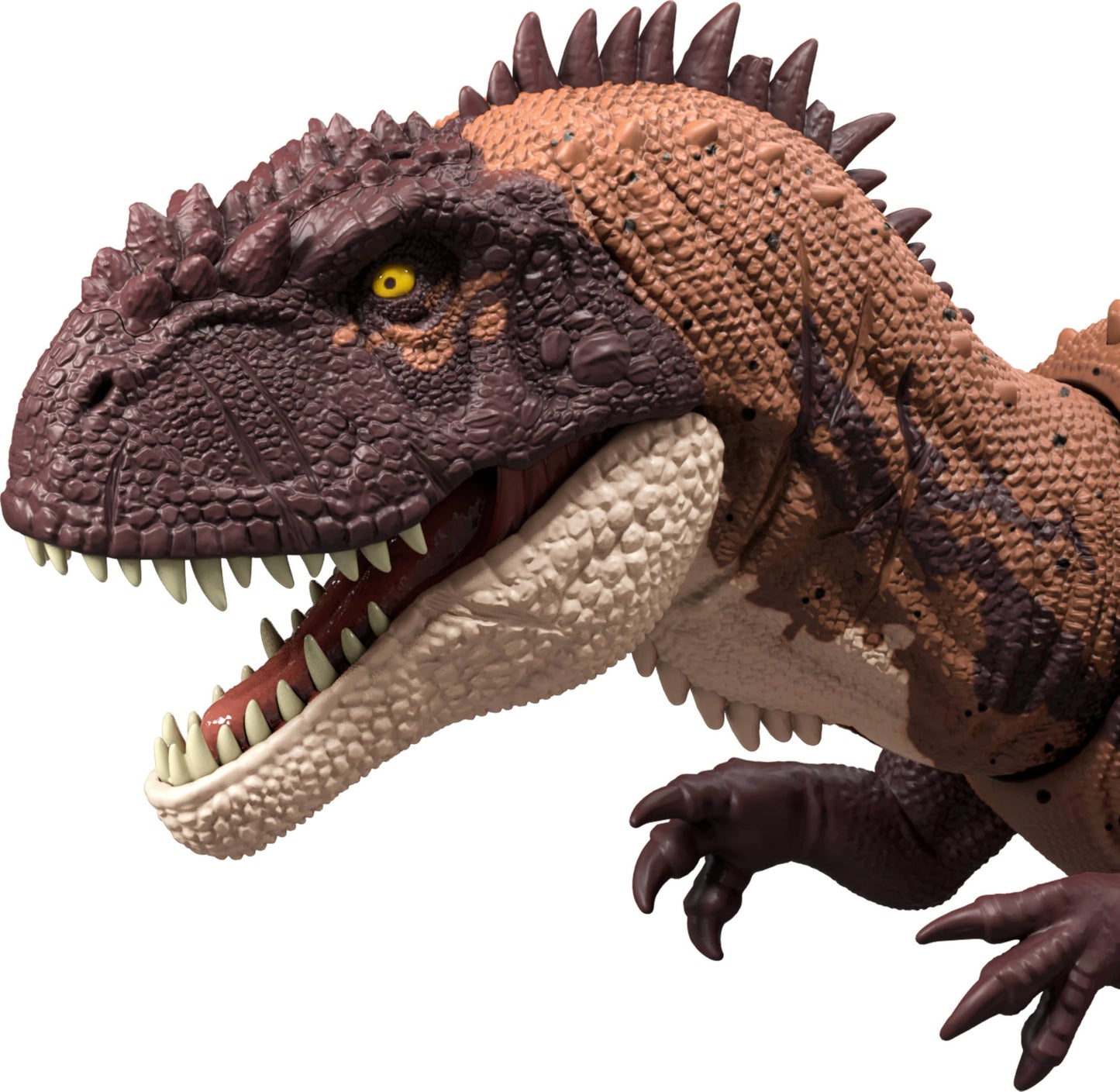 Mattel Jurassic World Dinosaur Toys with Roar Sound & Attack Action, Wild Roar Posable Figures, Physical & Connected Digital Play