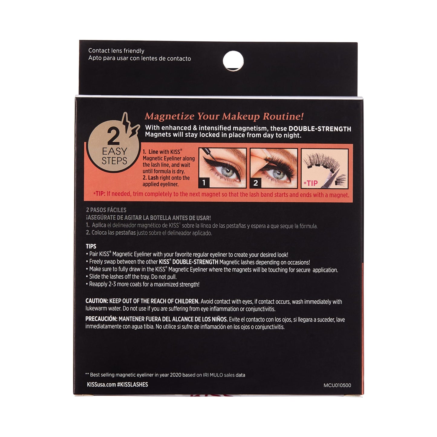 KISS Magnetic Curation False Eyelashes, 3 Pair with 5 Double Strength Magnets, Wind Resistant, Dermatologist Tested, Last Up To 16 Hours, Reusable Up…