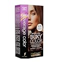 BOXY COLOR Coloring kit professional, permanent color cream hair dye with Vegetal Protein to get Hair with intense color shiny and silky. 100% Gray