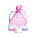 Ecoprincess Body Glitter Set, 3 Colors - Rosy Pink/Party Purple/White Sparkly