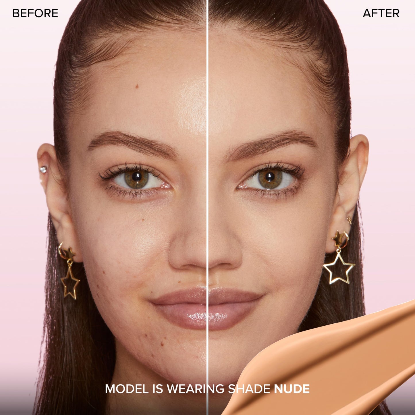 Too Faced Born This Way Soft Matte Foundation | Hydrating, Blurring, Waterproof, All-Day Oil Control Foundation that Helps Smooth Skin’s Appearance, 1 Fl Oz, Nude